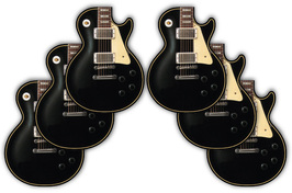 Untersetzer - Guitar LP - 6er Set